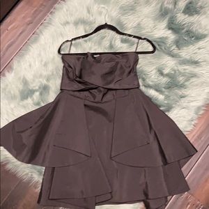 LBD Cameo strapless black party dress